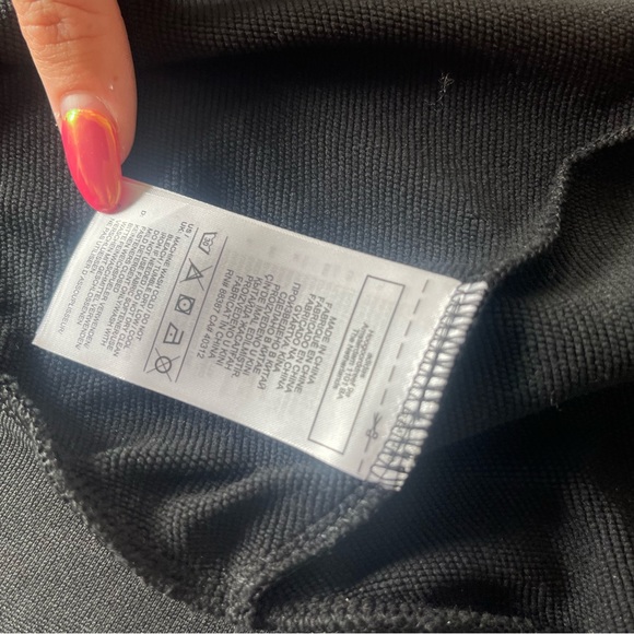 Adidas Black/White Zip-Up Jacket NWT - Picture 4 of 6